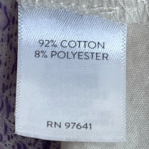 J. Jill Barley Multi Sz XL Cotton Blend Boho Oversized Split-Neck Top - Picture 11 of 12